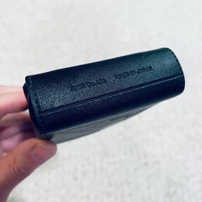 [RARE] Original Leather Case for AIWA P30 Walkman Cassette Player Cool Black ! image 3