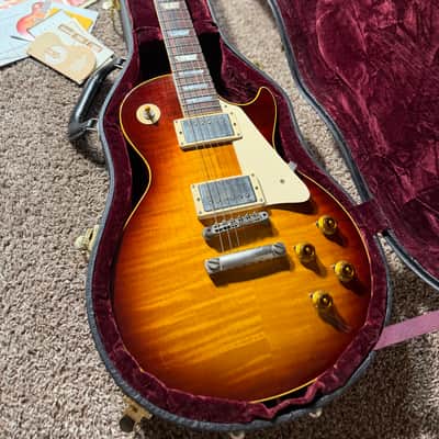 Gibson 2002 Custom Shop Historic Collection '58 Les Paul Standard Flame Top Reissue - Heritage Darkburst image 21