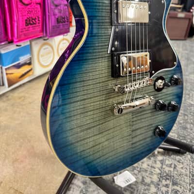 Epiphone Les Paul Special Double Cut Figured - Ocean Water image 7
