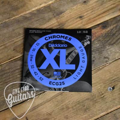 D'Addario ECG25 Chromes Flat Wound Guitar Strings image 2