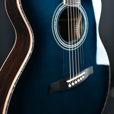 PRS SE Angelus A60E Cobalt Blue Burst #717 image 7