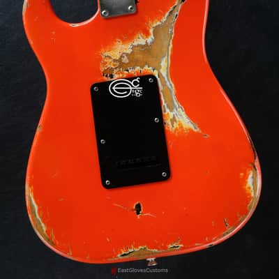 Fender Stratocaster Orange S/S/H Heavy Aged Relic image 4
