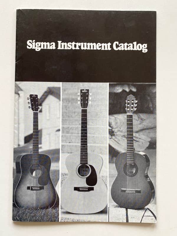 RARE 1981 Sigma (Martin Guitar) Brochure, 16 pages image 1