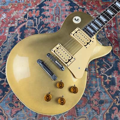 *Video* Aria Pro II Les Paul Gold Top Model LS600 Slab Mahogany - 1980 image 2