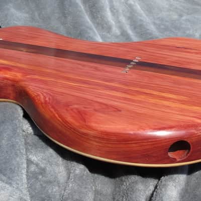 Babik Custom Telecaster Style body, Les Paul shape, Canary wood on Cedar, Light Weight, Handmade 2026 image 12