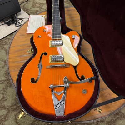 Gretsch G6120T - 59GE Vint Select Chet Atkins 2017 - Orange Stain image 4
