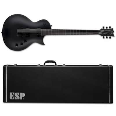 ESP LTD EC-1000 Baritone Charcoal Metallic Satin CHMS Electric Guitar - Brand New + ESP Hard case image 1