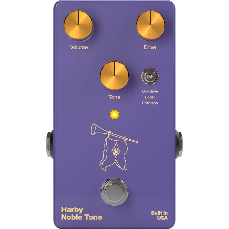 Harby Pedals Noble Tone Overdrive / Boost / Distortion Guitar Pedal image 1