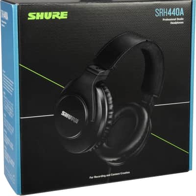 Shure SRH440A Over-Ear Wired Studio Headphones – Professional Monitoring & Recording Earphones with Accurate Frequency Response, Adjustable Collapsible Design, Black image 6