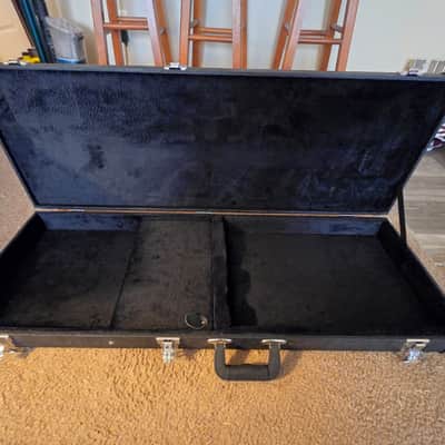 Hard Shell Black Tolex Guitar Case Unbranded image 3