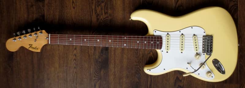 1987 Fender Stratocaster ST72 Seventies Reissue Electric Guitar Left Handed Japan image 1