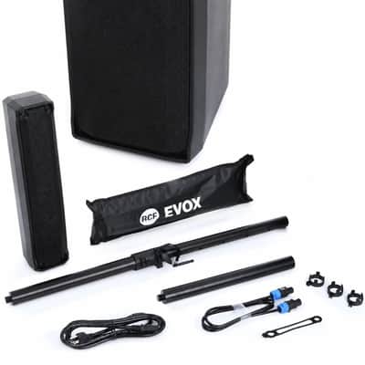 RCF EVOX JMix8 Active Portable PA System with 8-channel Digital Mixer - Black | TOURACK image 3