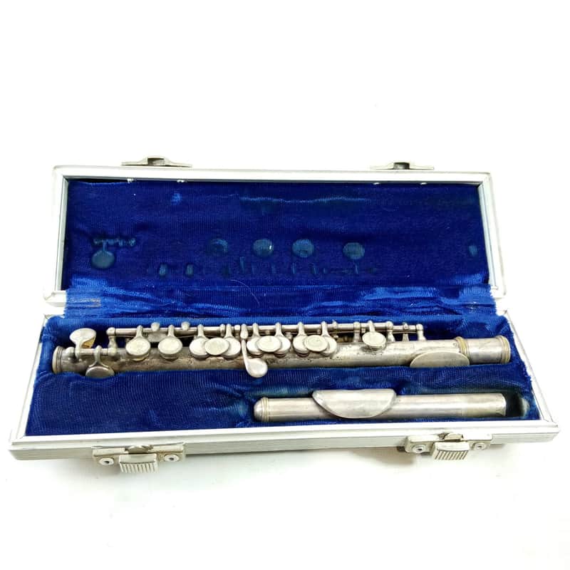 Armstrong Model 290 Sterling Silver Piccolo Flute #46189 Vintage 70s Elkart+Case image 1