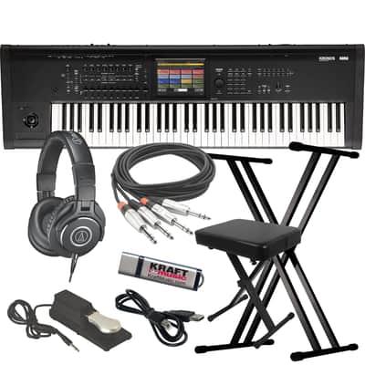 Korg Kronos 3 73-Key Music Workstation KEY ESSENTIALS BUNDLE image 1