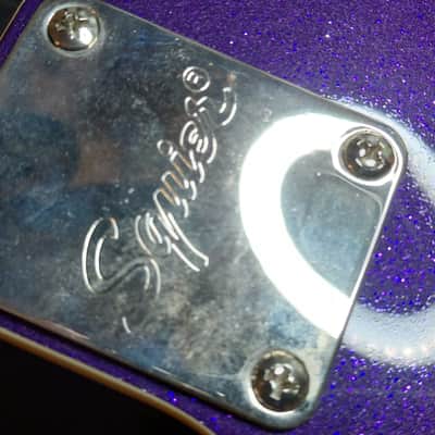 Squier Classic Vibe Baritone Custom Telecaster - Purple Sparkle, Sweetwater Exclusive image 10
