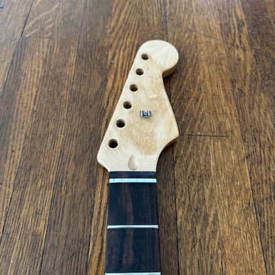 Strat Neck Replacement Part for Stratocaster Squier Laurel Standard Headstock 21 Frets Loaded with Nut String Trees, 10mm Tuners, Vintage style St Fretboard image 2