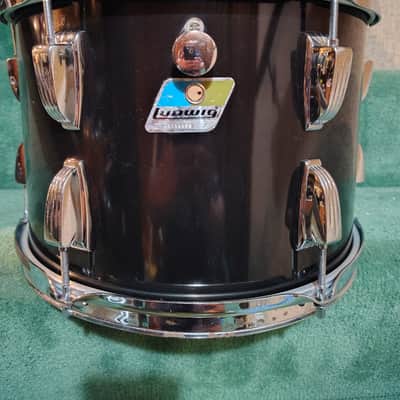 Ludwig 9"(Depth)x13" (Diameter) Rack Tom 1970's - Black Wrap image 1