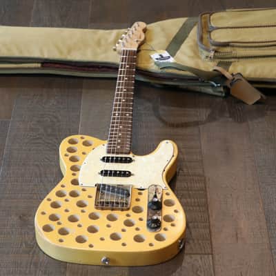 Lapdancer Holey Telecaster Butterscotch Blonde + Gig Bag (6906) image 1