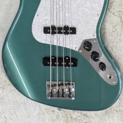 Fender Adam Clayton Jazz Bass Rosewood Fretboard Sherwood Green Metallic - Demo image 1
