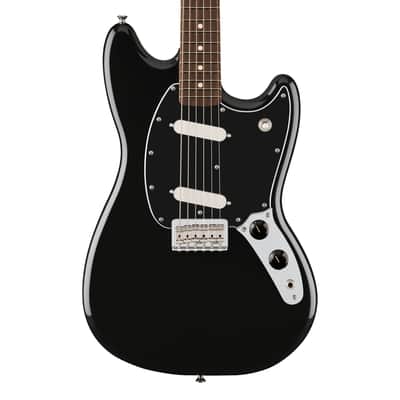 Used Fender Player II Mustang - Black w/Rosewood FB image 1