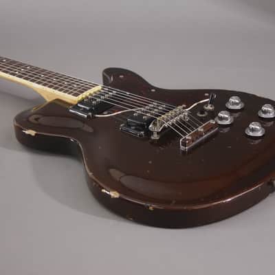 Mosrite of California  Blues Bender 1970 Brown image 21