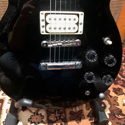 Vintage 1980s Yamaha SG200 SG Black Rosewood Set Neck Electric Guitar image 5