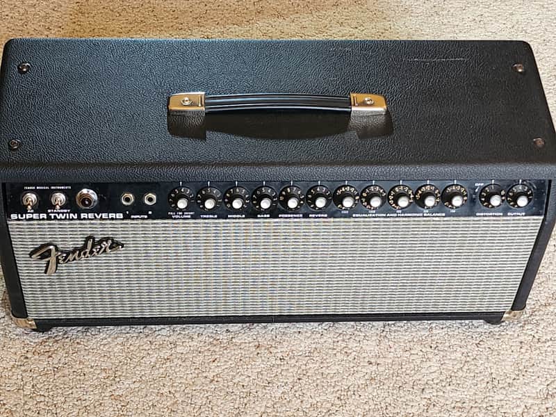 Fender Super Twin Reverb 180-Watt Head RARE! 1976-1980 image 1