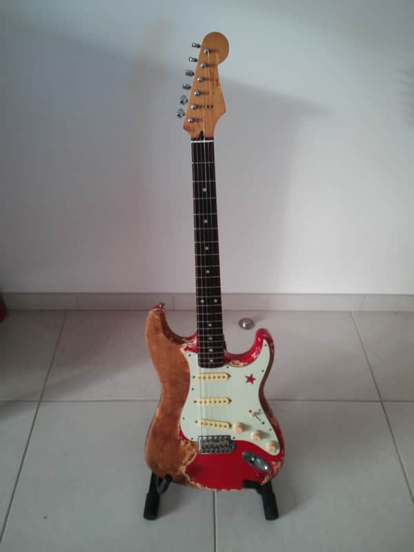 MIJ 1993 Fender Squier '60s Stratocaster (Made in Japan Strat - Torino Red) image 1