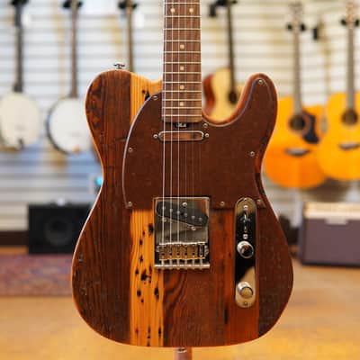 Strack Woodworking (Chicago) T-Style Old Growth Reclaimed Pine Solid Body Electric Guitar w/Fralin Pickups, Padded Gig Bag image 1