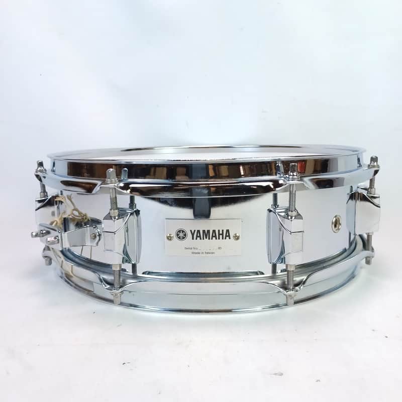 Yamaha 4x13"Piccolo Snare Drum Steel Shell Chrome Triple-Flange Rim 8Lug 010866 image 1