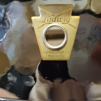 Ludwig *Pre-Order* Black Beauty Brass 6.5x14" Hammered Shell Snare Drum Tube Lugs LB417KT | Made in the USA | Special Order | Authorized Dealer image 2