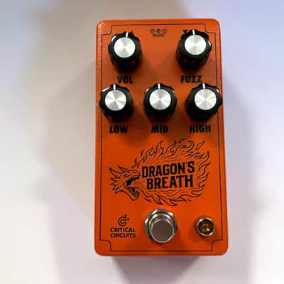 Critical Circuits Dragon’s Breath – Fuzz Face Style Fuzz with Active EQ (Orange) image 2