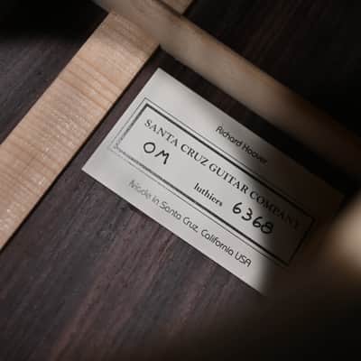 Santa Cruz OM Bearclaw Moon Spruce/Rosewood #6368 image 15