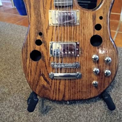 Wood Grain Semi Hollow Guitar - DEB Luthier Build image 2