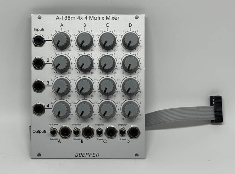 Doepfer A-138m 4x4 Matrix Mixer 2010s - Silver image 1