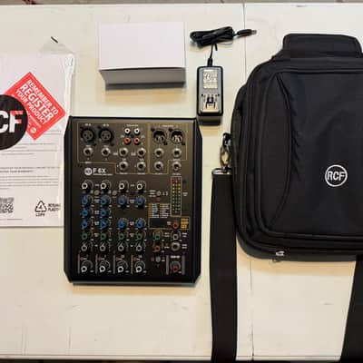 RCF F6X 6-Channel Multi-FX Analog PA Live Sound Mixing Console with Case image 4