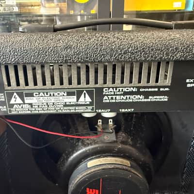 Crate GT80 DSP Tube Hybrid "Quadradrive" 1x12" combo amplifier-USA 1993 Black- w/ft sw image 11