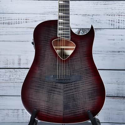 Ibanez ALT50FA Acoustic-Electric Guitar | Red Doom Burst image 1