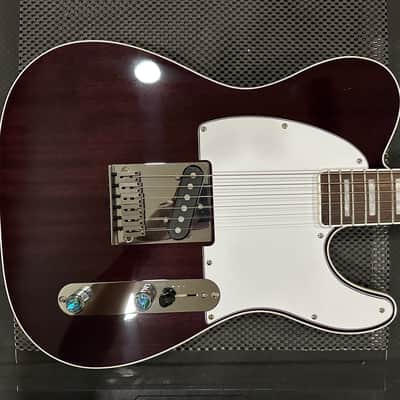 Warmoth Custom Mahogany Esquire 2020 - Transparent Purple image 16