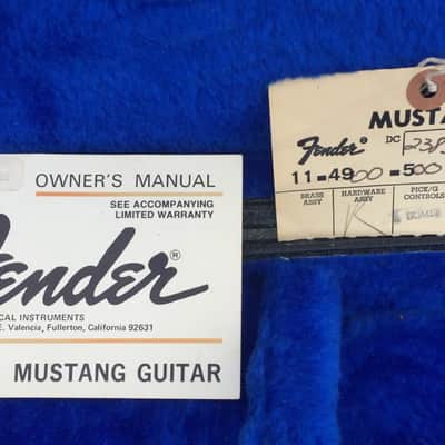 Fender Mustang 1978 - Sunburst Rosewood Fingerboard MINT image 15