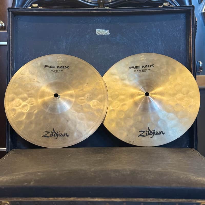 USED Zildjian 12" Remix Hi-Hats - 714/944g image 1