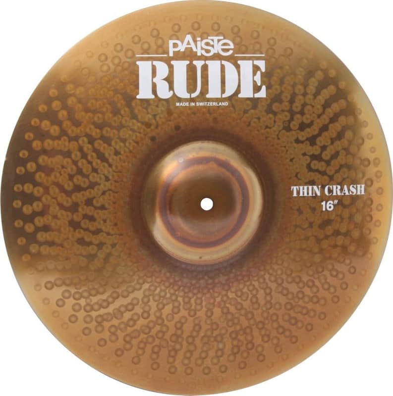 Paiste Rude Cymbal Thin Crash 16-inch image 1