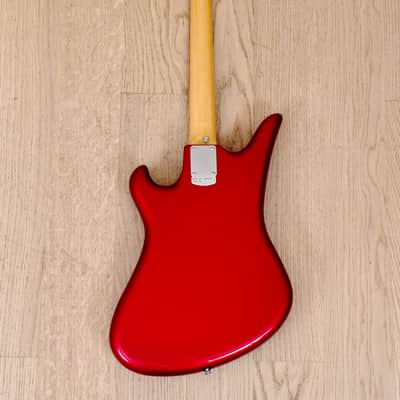 1990s Teisco Spectrum 5 Vintage Reissue Guitar Metallic Red Kawai Japan image 3