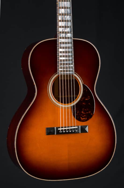 Santa Cruz H13 Custom Old Growth Mahogany and Moon Spruce Sunburst with Century Block Inlay NEW image 1