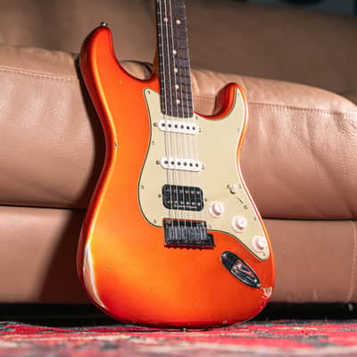 Fender Custom Shop Deluxe Stratocaster Relic in Candy Tangerine image 1