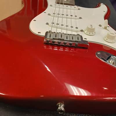 Fender USA 50th anniversary stratocaster 1996 - Metallic red image 4