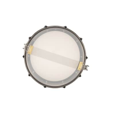 Ludwig 5.5x14" Universal Brass Snare Drum with Black Nickel Hardware image 4