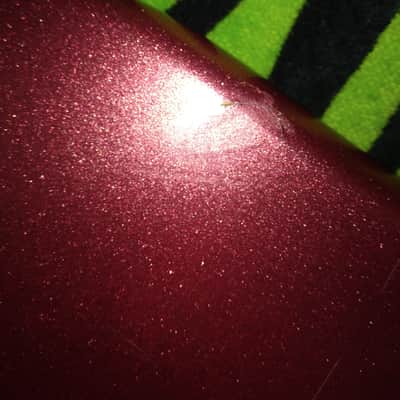 Custom Jazzmaster Tribute - Sparkling Burgundy Relic w/ Soul to Burn image 6