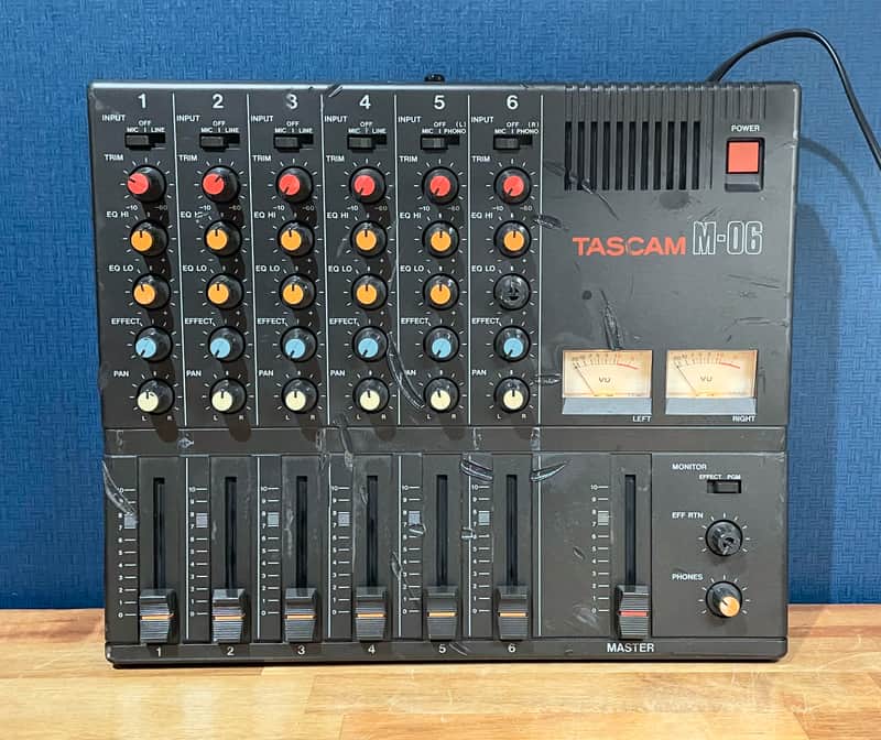 TASCAM M-06 80s 6 Channel Mixer image 1