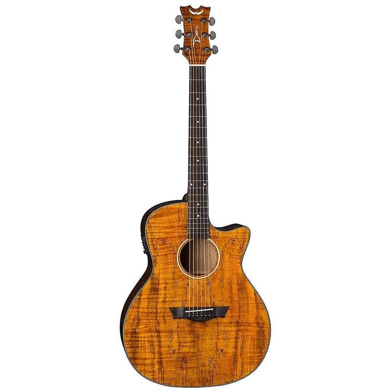Dean AXS Exotic Spalt Grand Concert Cutaway image 1